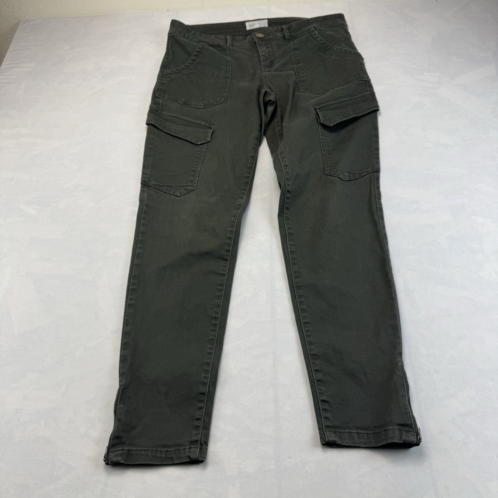 Jolt Cargo Pants Women's 30W Olive Green Low Rise Y2K